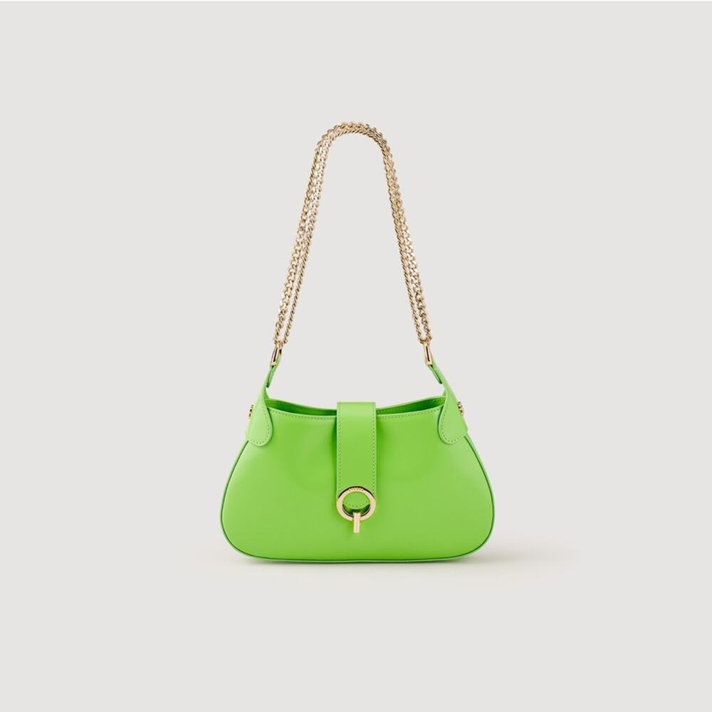 Sandro Sweet Janet Chain Bag - Lime - New with tags - $385 MSRP